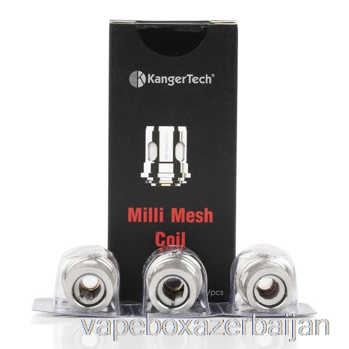 E-Juice Vape Kanger Milli Mesh Replacement Coils 0.15ohm Mesh Coils